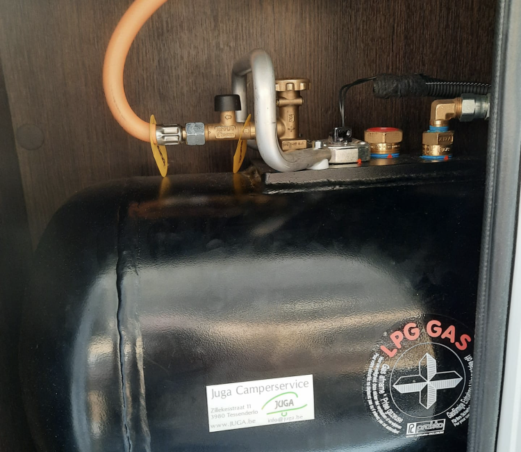 LPG-Installatie PRAKTO tank